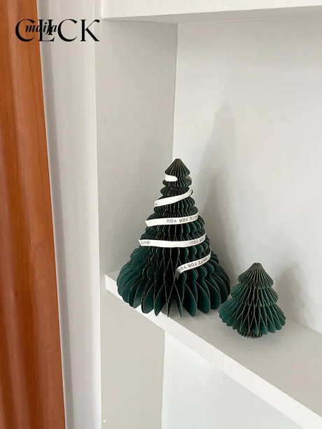 CLICK 3D Christmas Tree Origami Table Decor Stand Prop from CLICK
