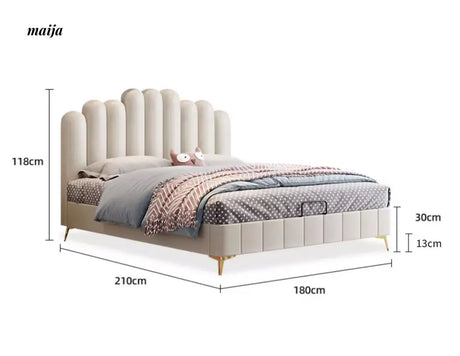Ladyfinger Headboard Children's Bed from Aigatu