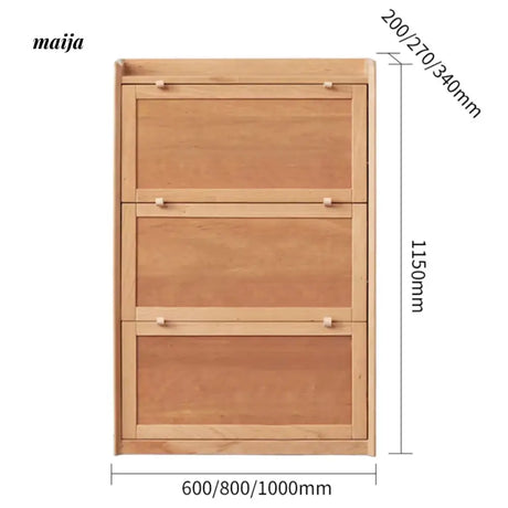 XIXI Ultra Thin Wooden Shoe Cabinet from maija