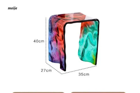 Rainbow Colourful Stool from maija