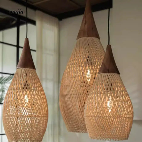 ZHONGSHAN Zen Rattan Chandelier for Restaurant from ZHONGSHAN