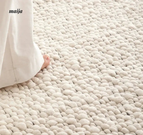 UNDERLAND Cocoon Glue-free Wool Rug from UNDERLAND