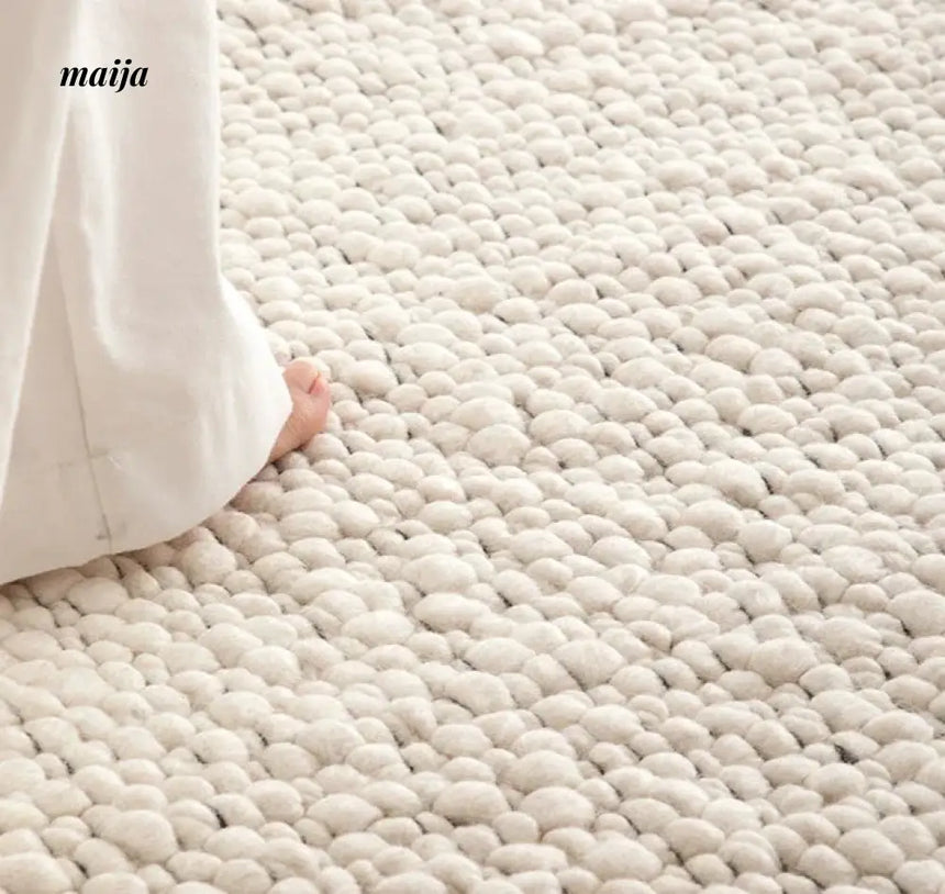 UNDERLAND Cocoon Glue-free Wool Rug from UNDERLAND