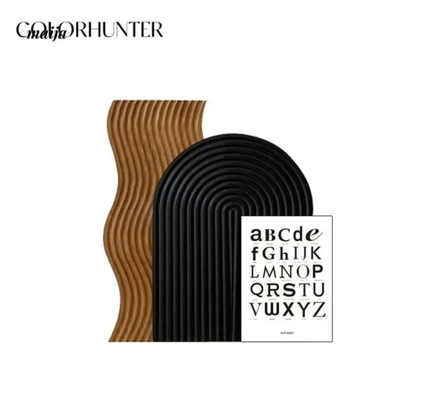 COLOURHUNTER Brand Black Retro Wooden Decorations from maija