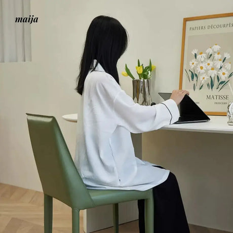 LAZYSPACE Grace Leather Dining Chair from LAZYSPACE