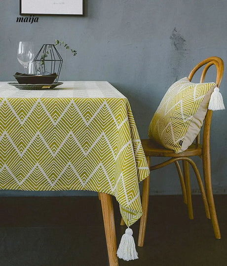 Chevron Vintage Tablecloth from maija