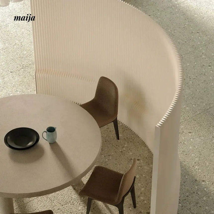SHIBA Paper Flexible Partition Wall with Curve Ledge