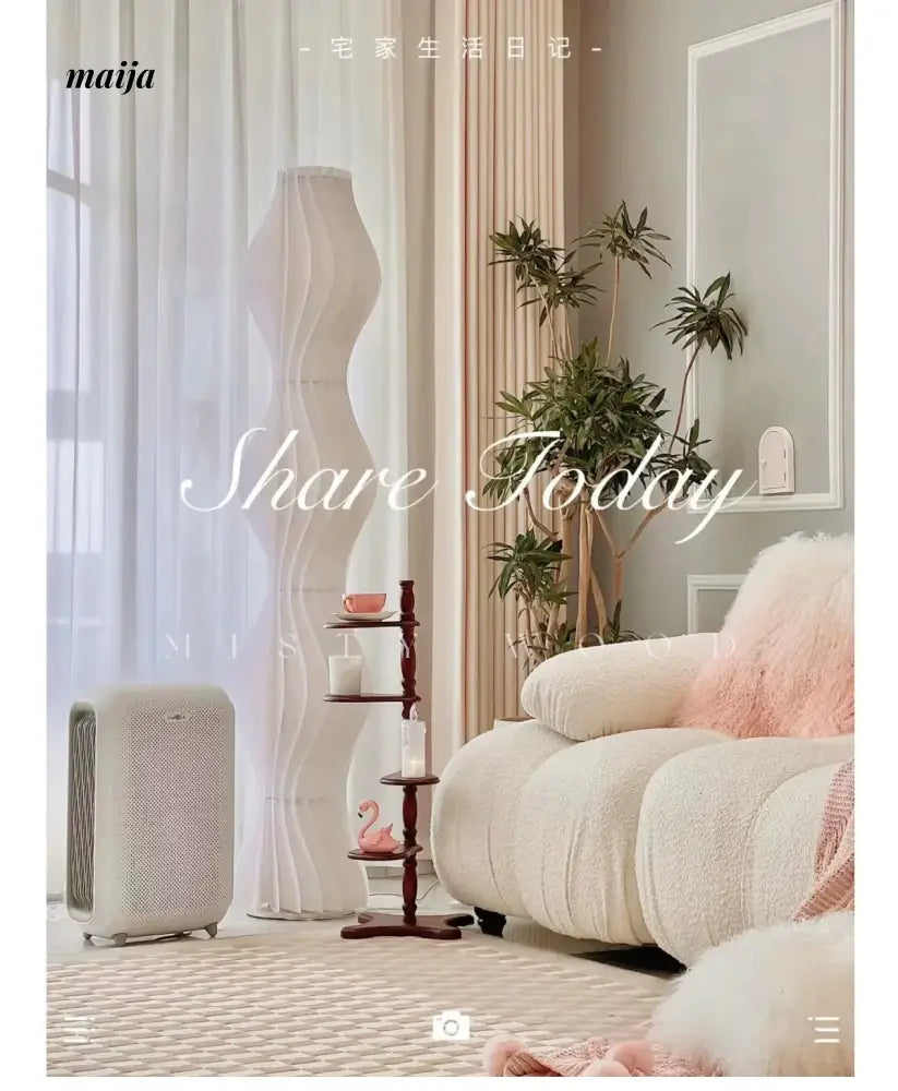 MISTYWOOD Pink Wool Pillow for Living Room from MISTYWOOD