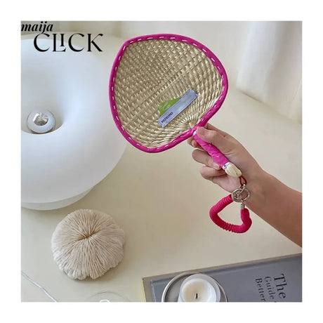 CLICK Handwoven Panaki Fan Cute Portable Accessory from CLICK