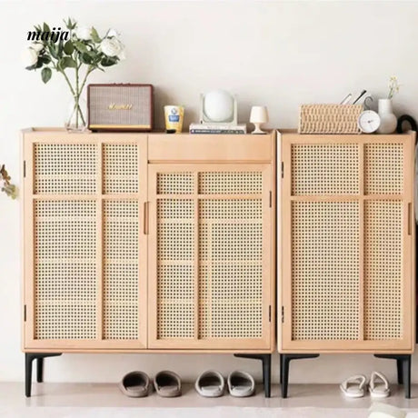 Wilkerson Rattan Shoe Cabinet from maija
