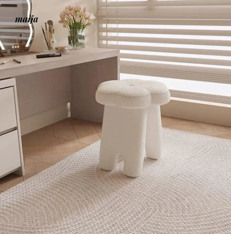 White Flower Dressing Stool from Kaiyashi