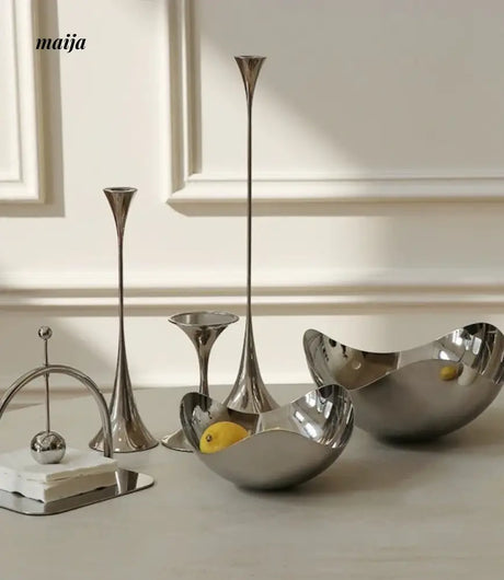 COLOURHUNTER Scandinavian Stainless Steel Fruit Bowl from maija