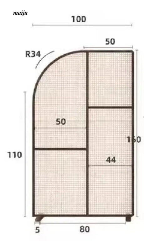 HARUNO Gemma Rattan Partition Wall from HARUNO