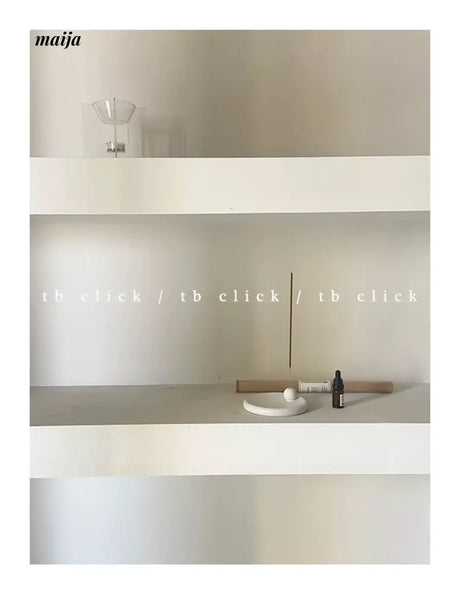 CLICK White Ceramic Incense Tray Nordic Design from CLICK