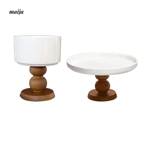 LIVETAI Coffee Cup and Plate with High Foot Set from LIVETAI