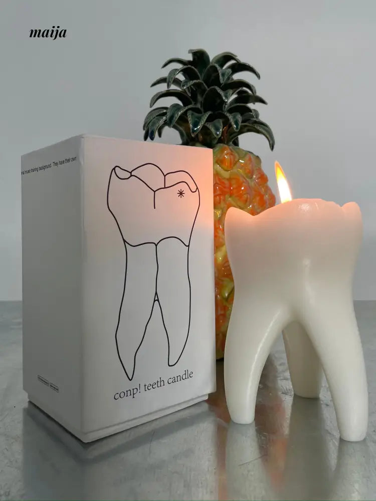 Happy Tooth Candle from uncle carpenter