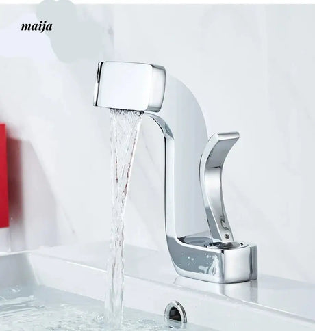 Noble Waterfall Copper Washbasin Faucet from Kaiyashi