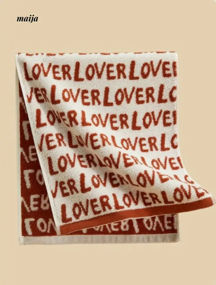 Love Heart Face Towel from Nuanyou