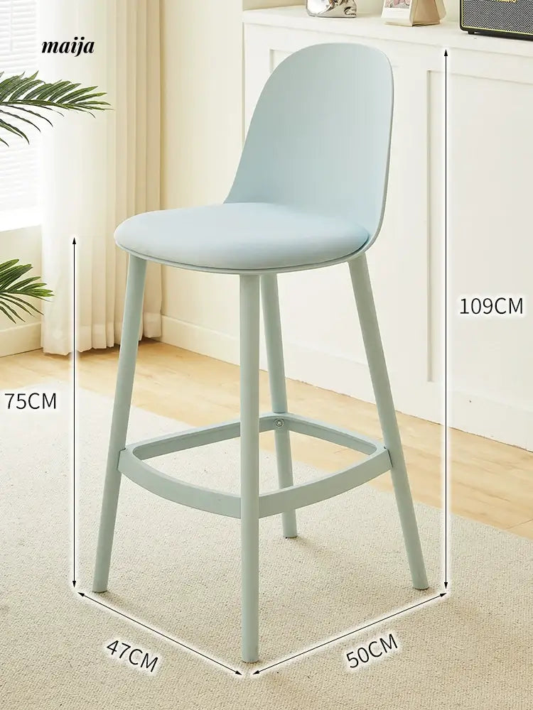 Colourful Plastic Bar Stool from BENCHAO
