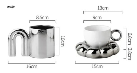 LIVETAI High-Quality Silver Glass Set from maija