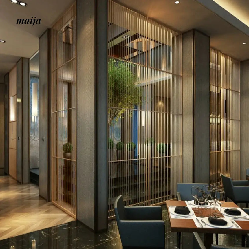 Cory Solid Wood Partition Wall from maija