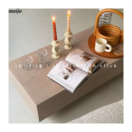 CLICK Twisting Ceramic Candle Tray Vintage Decor from CLICK