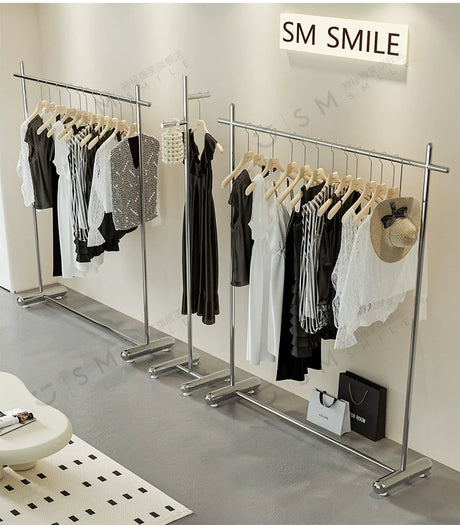 SM Henry Stainless Steel Clothing Hanger Stand from SM