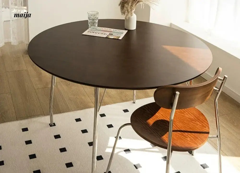 MOODSTORM Lilli Simple Iron Dining Table and Chair Set from MOODSTORM