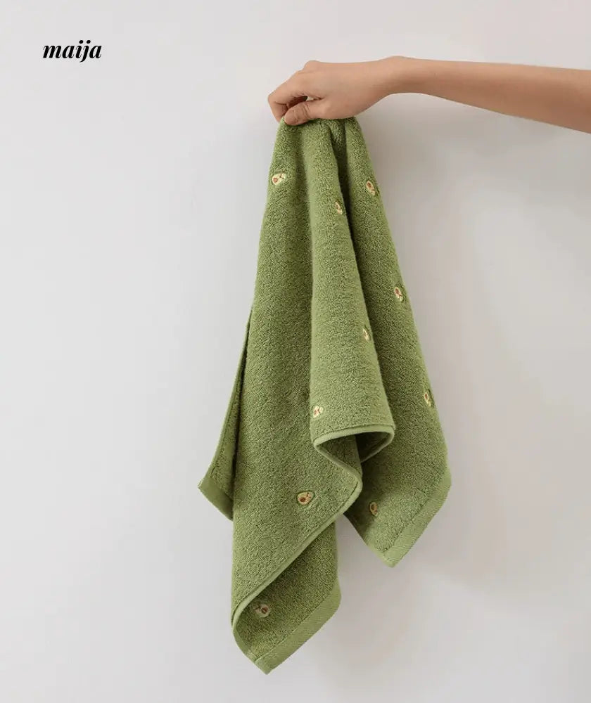 Avocado Cotton Towels from maija