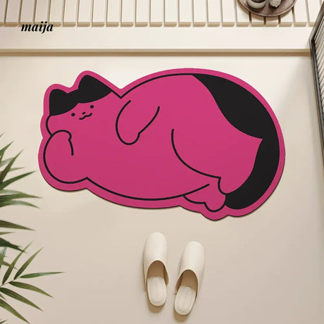 Chubby Cat Bath Mat from maija