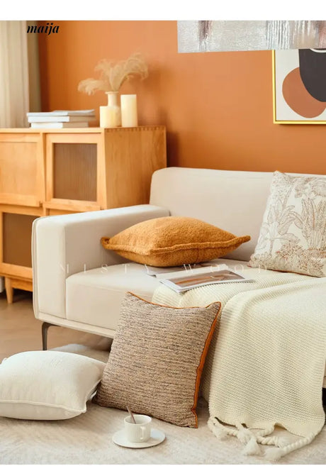 MISTYWOOD French Light Luxury Orange Pillow from MISTYWOOD