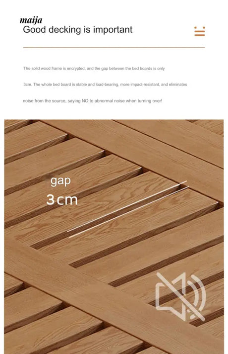 Curtis Solid Wood Platform Bed from AI