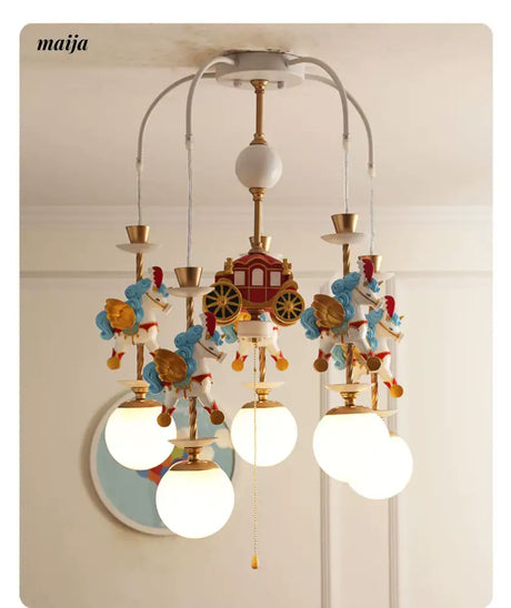 QXWD Circus Cartoon Ceiling Lamp Children's Room from QXWD