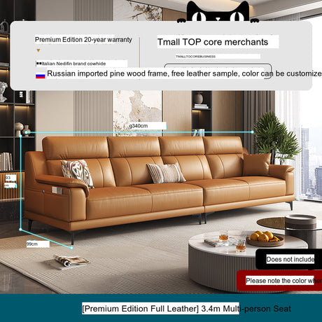 DIPU Zara Italian Cowhide Sofa from DIPU