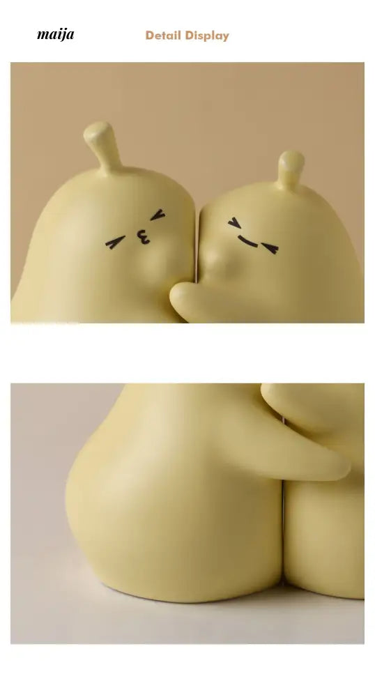 Hugging Pears Bookends from maija