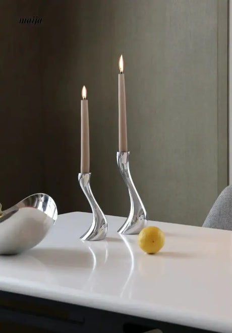 COLOURHUNTER Modern Metal Candle Holder from maija
