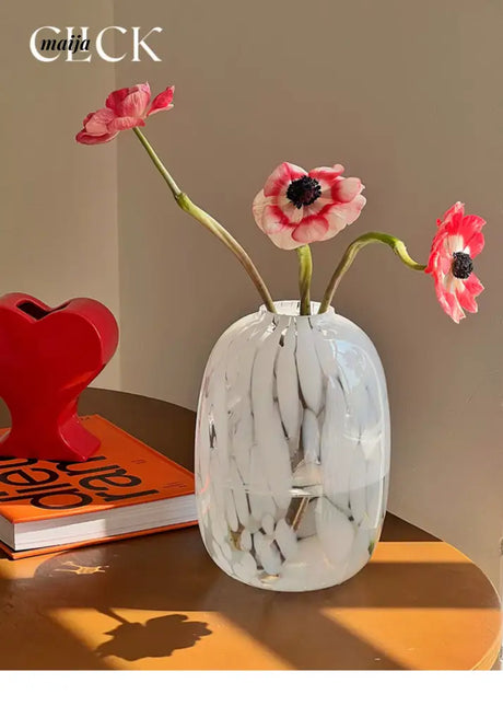 CLICK Big Belly Glass Vase for Hydroponic Flowers from CLICK