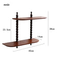 WULIHOME French Wooden Antique Wall-Mounted Shelf from WULIHOME