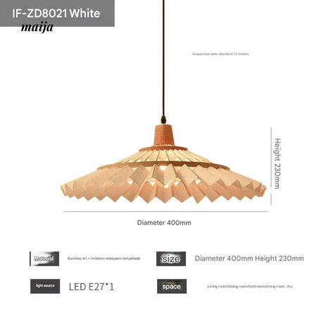 ZHONGSHAN Japanese Ceiling Lamp with Umbrella Design from ZHONGSHAN