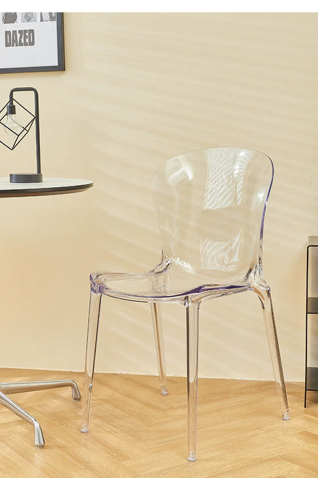 LAZYSPACE Levi Acrylic Milk Tea Highchair from LAZYSPACE