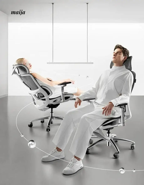 Black and White E2PRO Ergonomic Chair from Kaiyashi