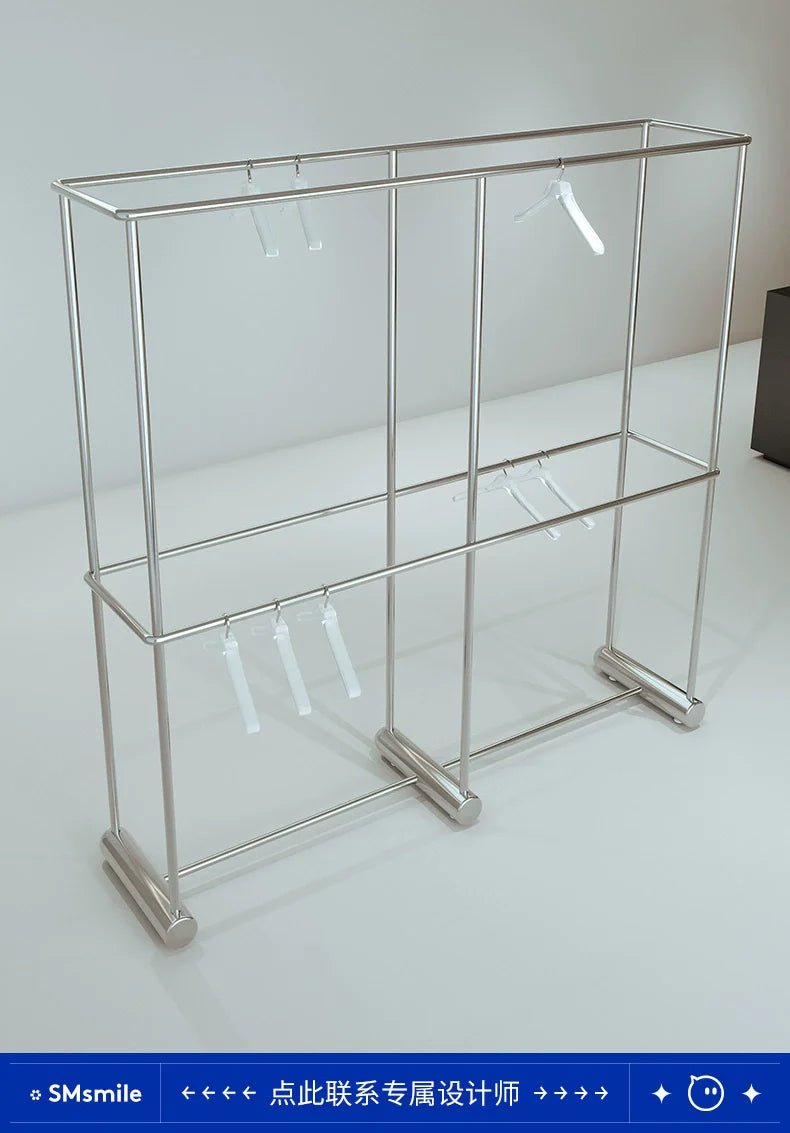 SM Charlotte Double-Layer Clothing Hanger Stand from SM