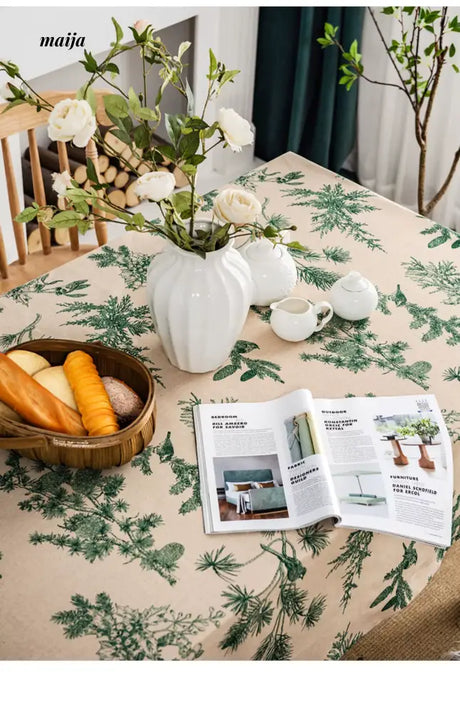 MAN YUE HOME French Rural Tablecloth with High-End Sensory Appeal from JOINFIT