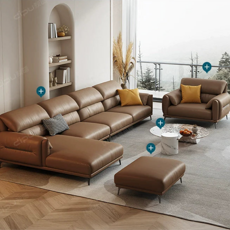 DIPU Camilo New Collection Leather Sofa from DIPU