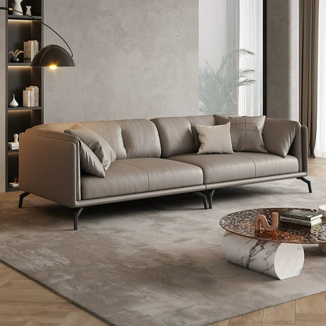 DIPU Kailey Nordic Light Luxury Leather Sofa from DIPU