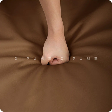 DIPU Ali Retro Cream Piano Leather Sofa from DIPU