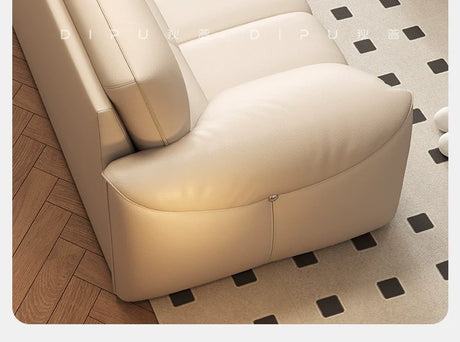 DIPU Helena Minimalist Leather Sofa from DIPU