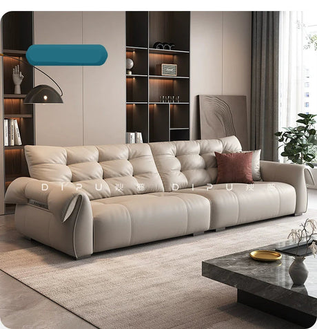 DIPU Sylvie Elegant Swan Leather Sofa from DIPU