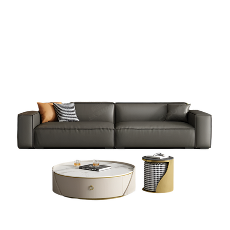 DIPU Keenan Cream Block Light Luxury Sofa from DIPU