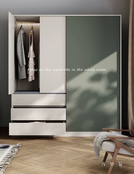 AIWO Ronan Modern Sliding Door Wardrobe with Ample Storage from AIWO